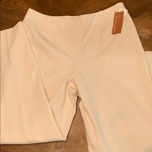Parisian signature white dress trousers 14